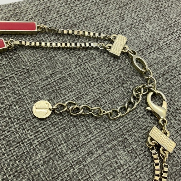 Talbots Enamel Pink Necklace - Picture 3 of 6